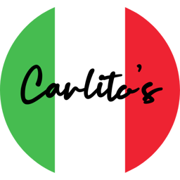 Carlitos Pizza logo.